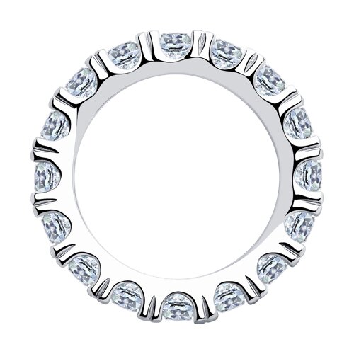 Inel din argint  cu pietre Cubic Zirconia Incolor
