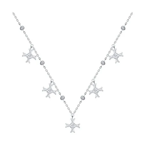 Colier din argint cu Cubic Zirconia Incolor