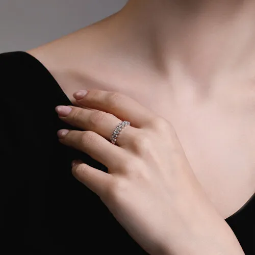 Inel din aur alb cu Diamant