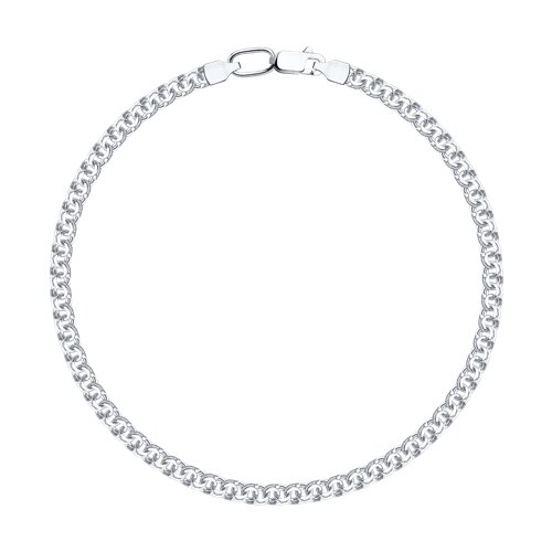 Браслет из серебра без камней