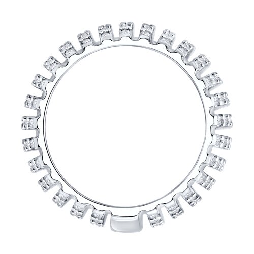 Inel din argint  cu pietre Cubic Zirconia Incolor