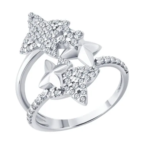 Inel din argint cu Cubic Zirconia Incolor