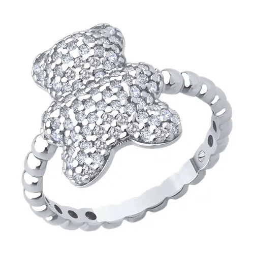 Inel din argint cu Cubic Zirconia Incolor