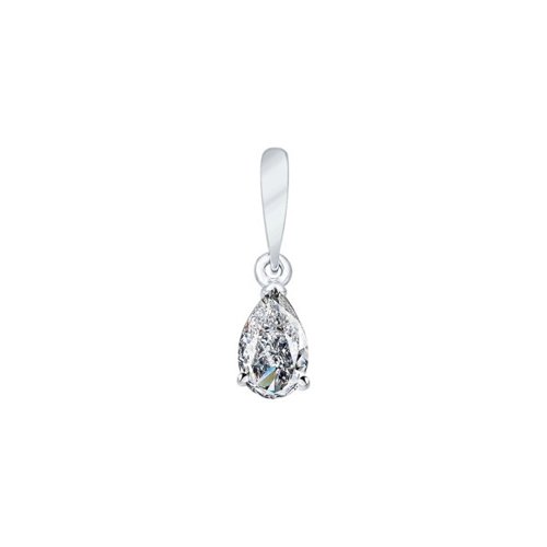 Pandantiv din argint  cu pietre Cubic Zirconia Incolor
