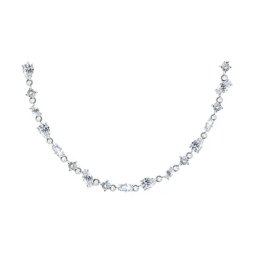 Colier din argint cu Cubic Zirconia Incolor
