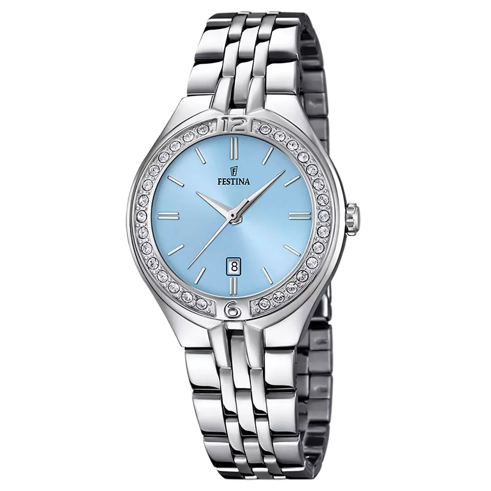Часы FESTINA с камнями Swarovski