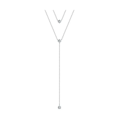 Colier din argint cu Cubic Zirconia Incolor