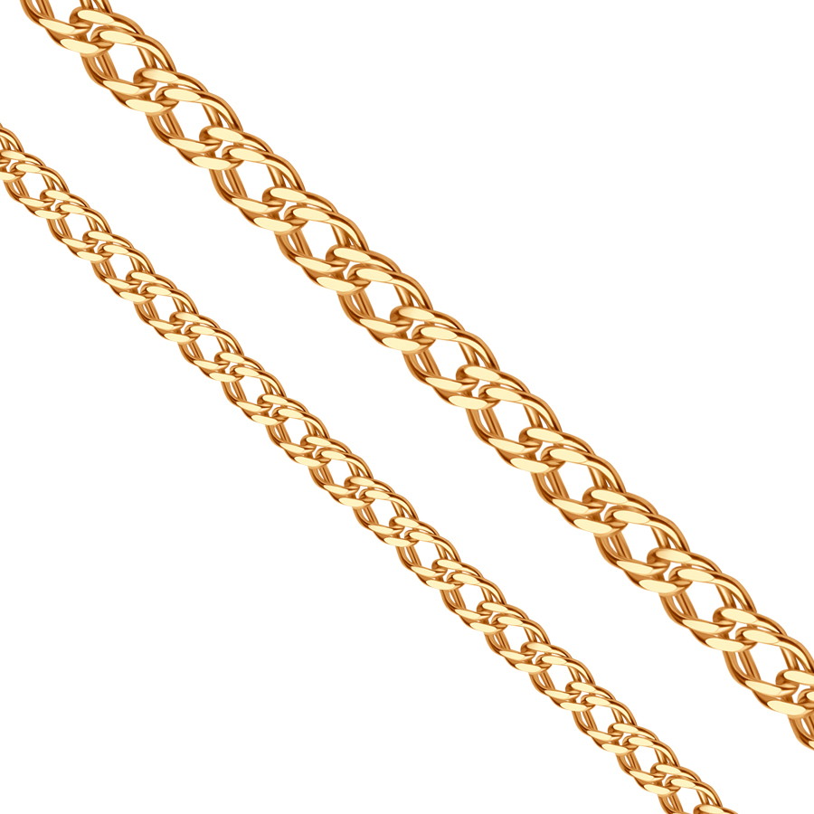 Цепь из красного золота без камней