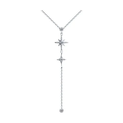 Colier din argint cu Cubic Zirconia Incolor