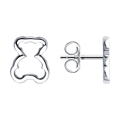 Cercei Pusete din argint  fără pietre