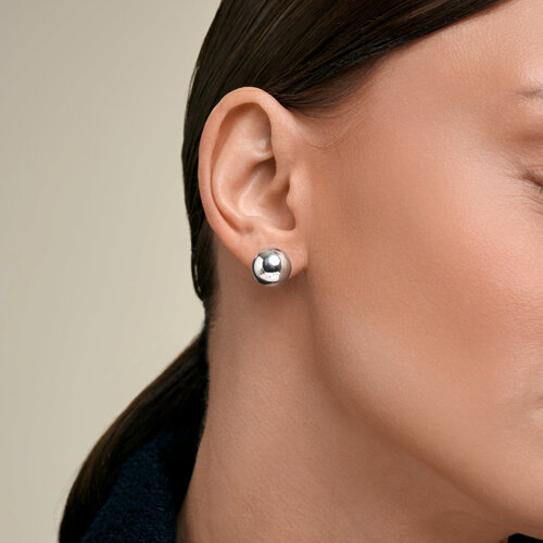 Cercei Pusete din argint  fără pietre