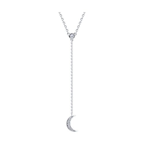 Colier din argint  cu pietre Cubic Zirconia Incolor