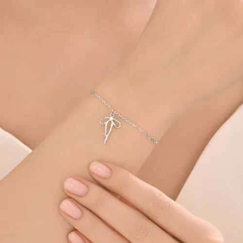 Brățară din argint cu Cubic Zirconia Incolor