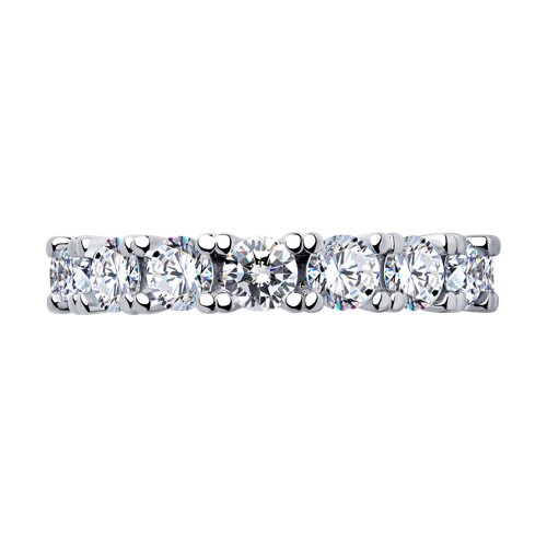 Inel din argint  cu pietre Cubic Zirconia Incolor