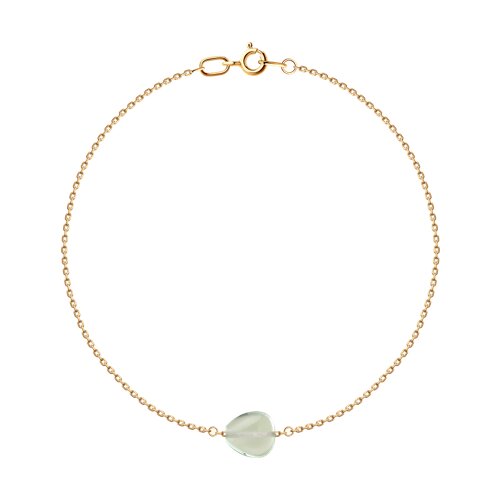 Brățară din aur roșu cu pietre Prasiolit