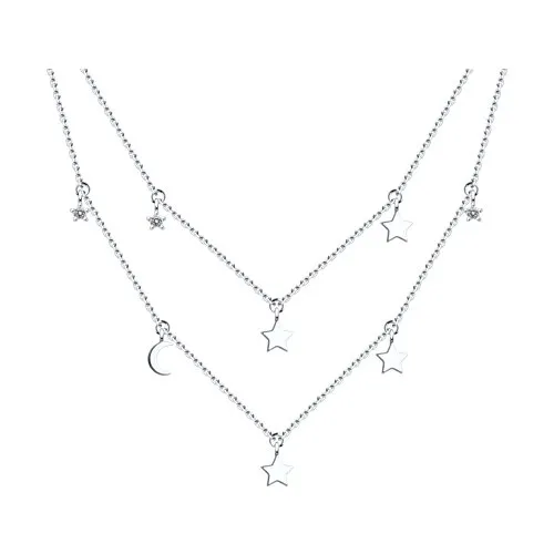 Colier din argint cu Cubic Zirconia Incolor