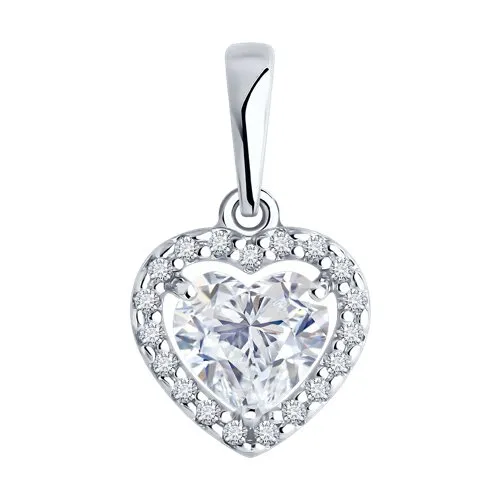 Pandantiv din argint cu Cubic Zirconia Incolor