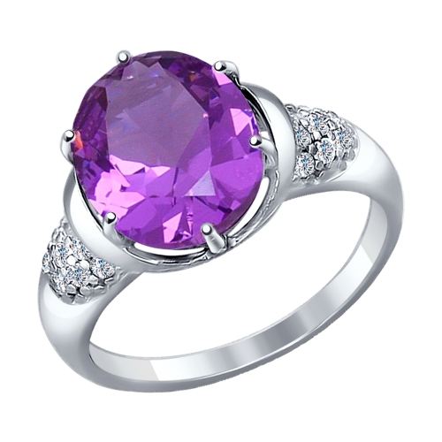Inel din argint  cu pietre Cubic zirconia, Nanosital