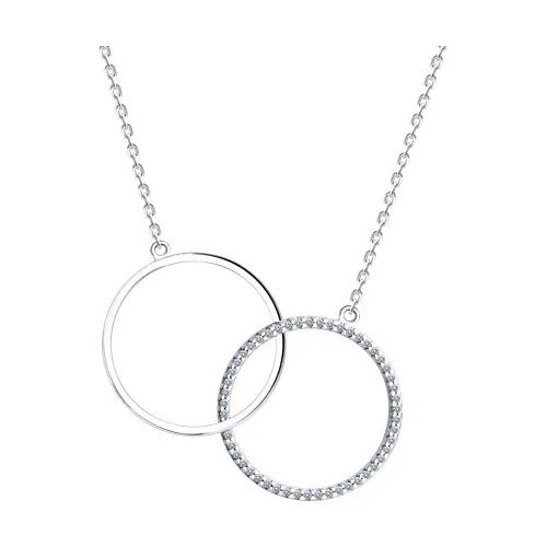 Colier din argint cu Cubic Zirconia Incolor