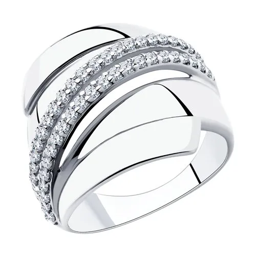 Inel din argint cu Cubic Zirconia Incolor