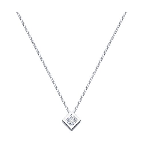 Colier din argint  cu pietre Cubic Zirconia Incolor