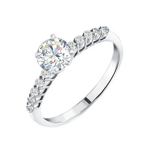 Inel din argint cu Cubic Zirconia Incolor