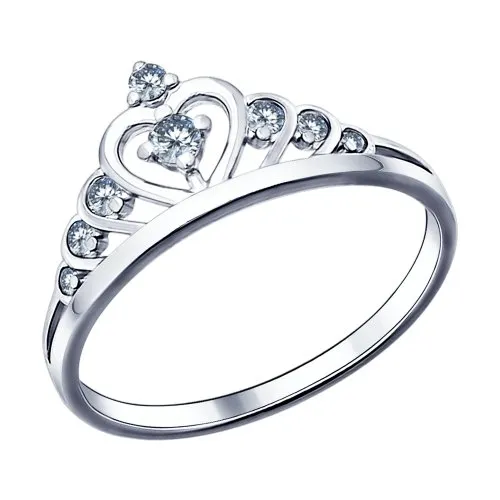 Inel din argint cu Cubic Zirconia Incolor