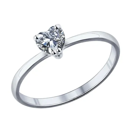 Inel din argint cu Cubic Zirconia Incolor