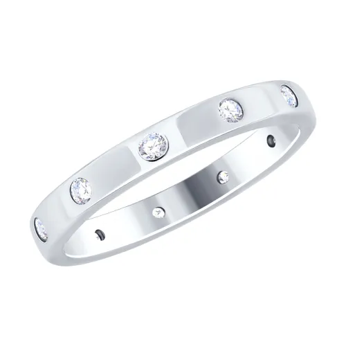 Inel din argint cu Cubic Zirconia Incolor