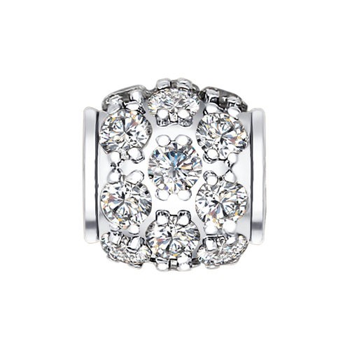 Pandantiv din argint  cu pietre Cubic Zirconia Incolor