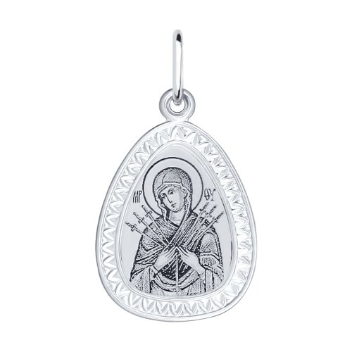 Иконка из серебра без камней