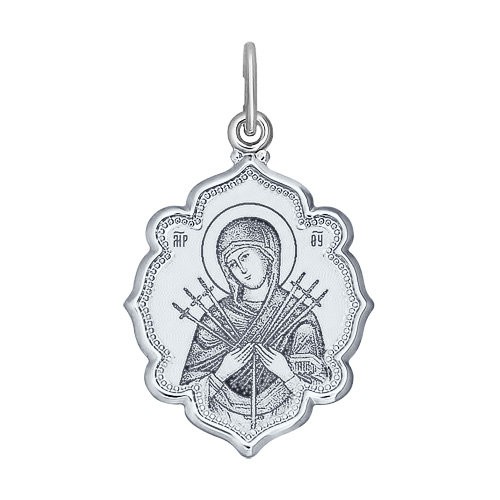Иконка из серебра без камней
