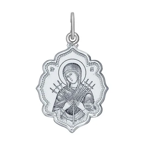 Иконка из серебра без камней