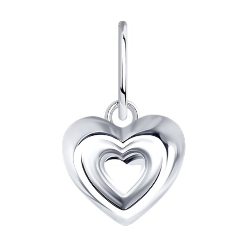 Подвеска из серебра без камней