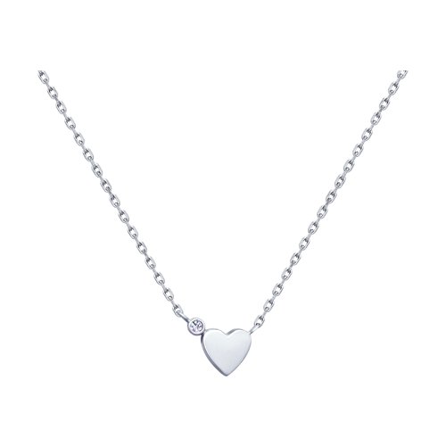 Colier din argint  cu pietre Cubic Zirconia Incolor