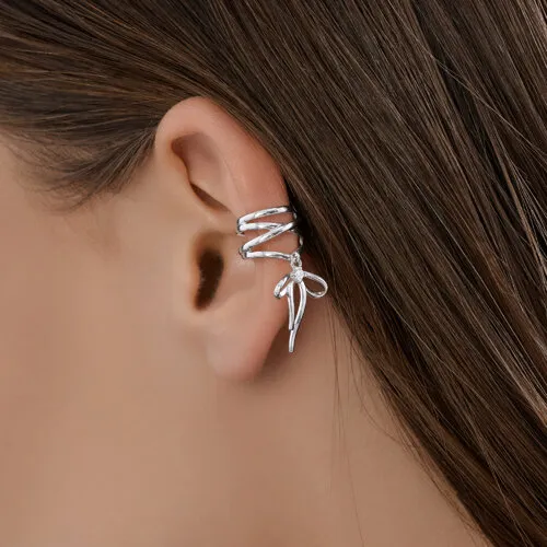 Cercel din argint cu Cubic Zirconia Incolor