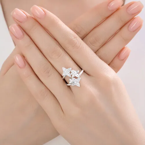 Inel din argint cu Cubic Zirconia Incolor
