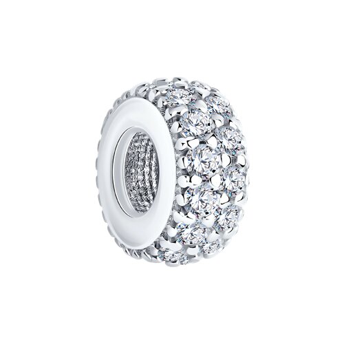 Pandantiv din argint  cu pietre Cubic Zirconia Incolor