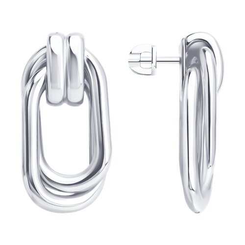 Cercei Pusete din argint  fără pietre