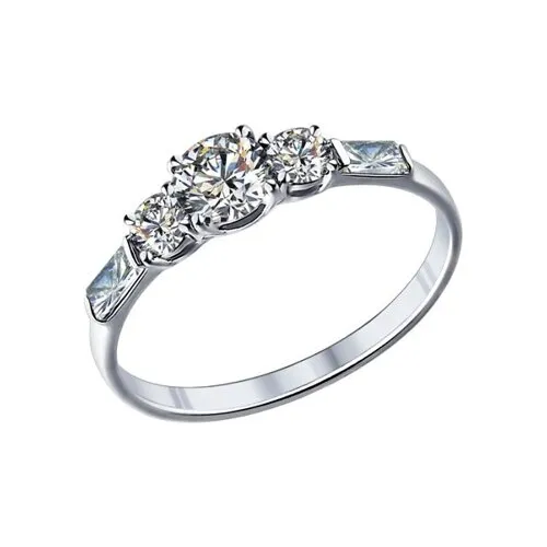 Inel din argint cu Cubic Zirconia Incolor