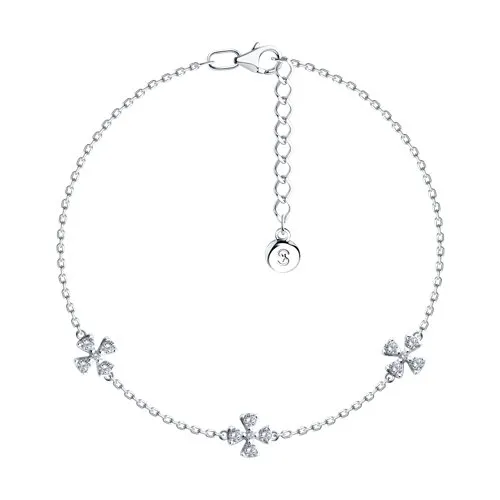 Brățară din argint cu Cubic Zirconia Incolor