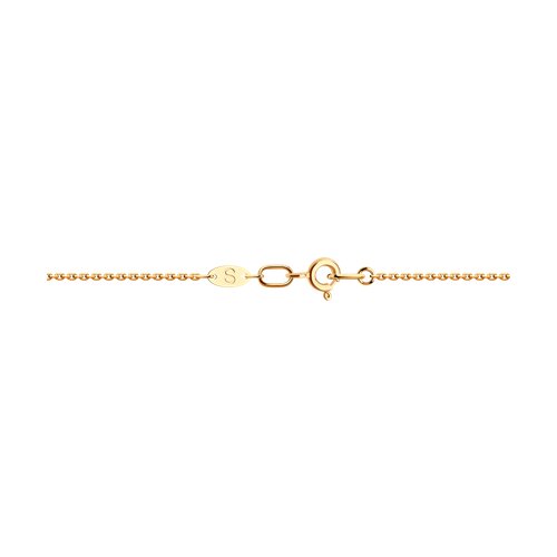 Colier din aur roșu cu pietre Cubic Zirconia Incolor