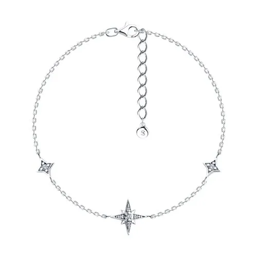 Brățară din argint cu Cubic Zirconia Incolor