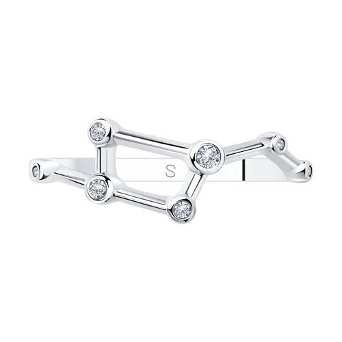 Inel din argint cu Cubic Zirconia Incolor
