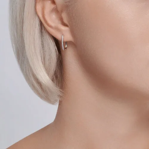 Cercei Suspendați din argint cu Cubic Zirconia Incolor, Topaz albastru