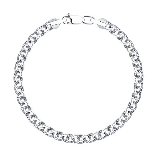 Браслет из серебра без камней