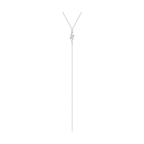Colier din argint cu Cubic Zirconia Incolor