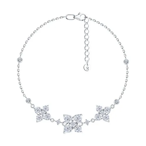 Brățară din argint cu Cubic Zirconia Incolor