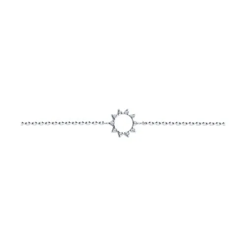 Brățară din argint cu Cubic Zirconia Incolor