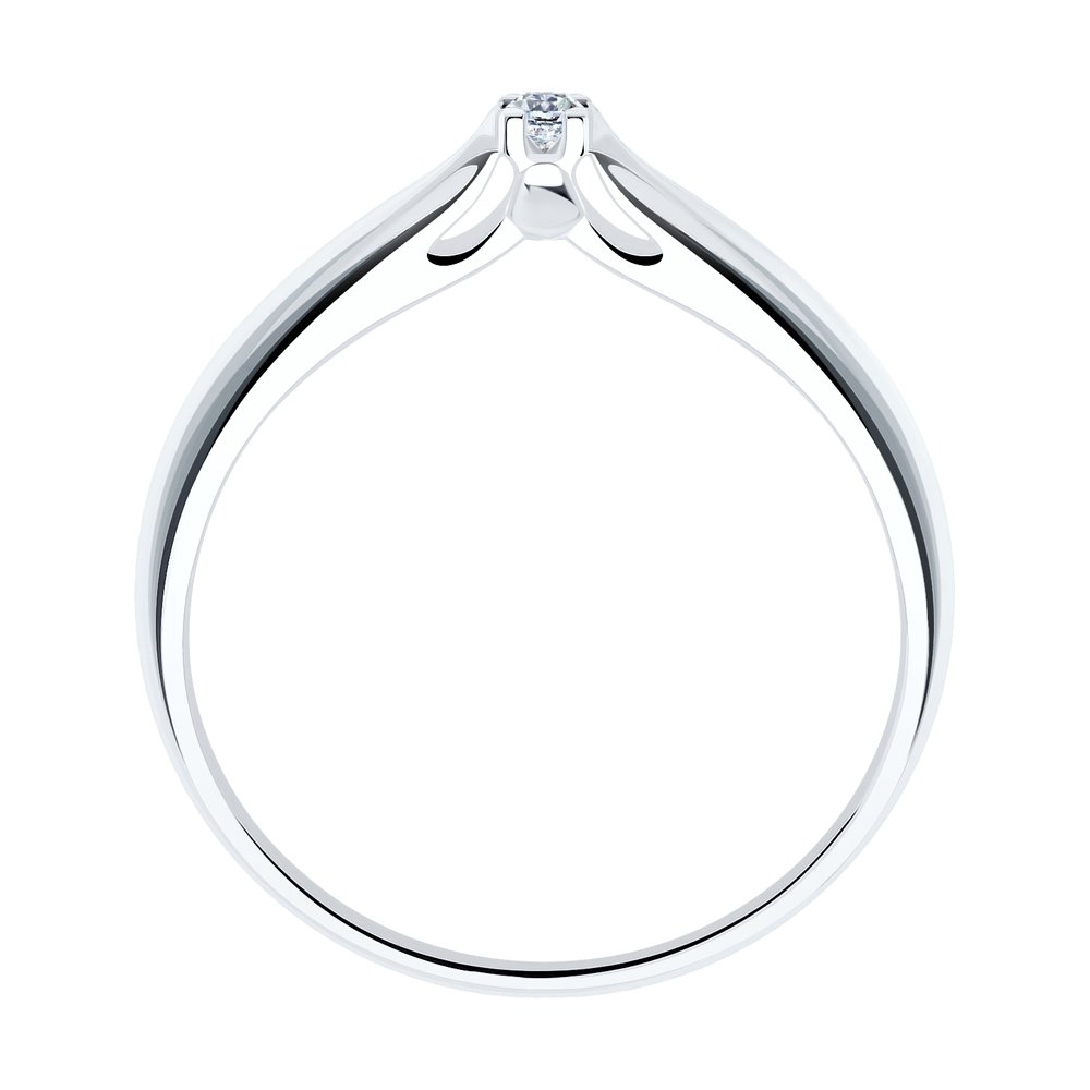 Inel din argint  cu pietre Diamant